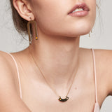 Miami inspired gold earrings