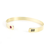 Miami inspired gold plated bracelet