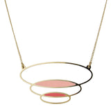 Retro inspired gold necklace